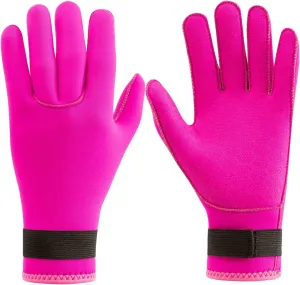 3mm Wetsuit Gloves Neoprene Diving Gloves Thermal Anti-Slip Scuba Gloves for Men Women Snorkeling Water Skiing Swimming Surfing Fishing