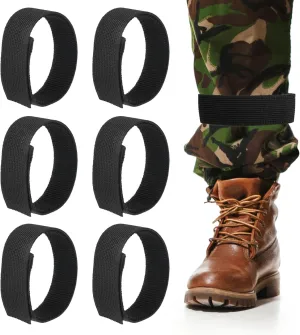 6 PCS Cowboy Boot Straps Ankle Strap Boot Blousers Boot Snake Bootstraps Elastic Boot Adjustable Boot Blousers for Gardening Hiking Cycling Fishing Running Hunting