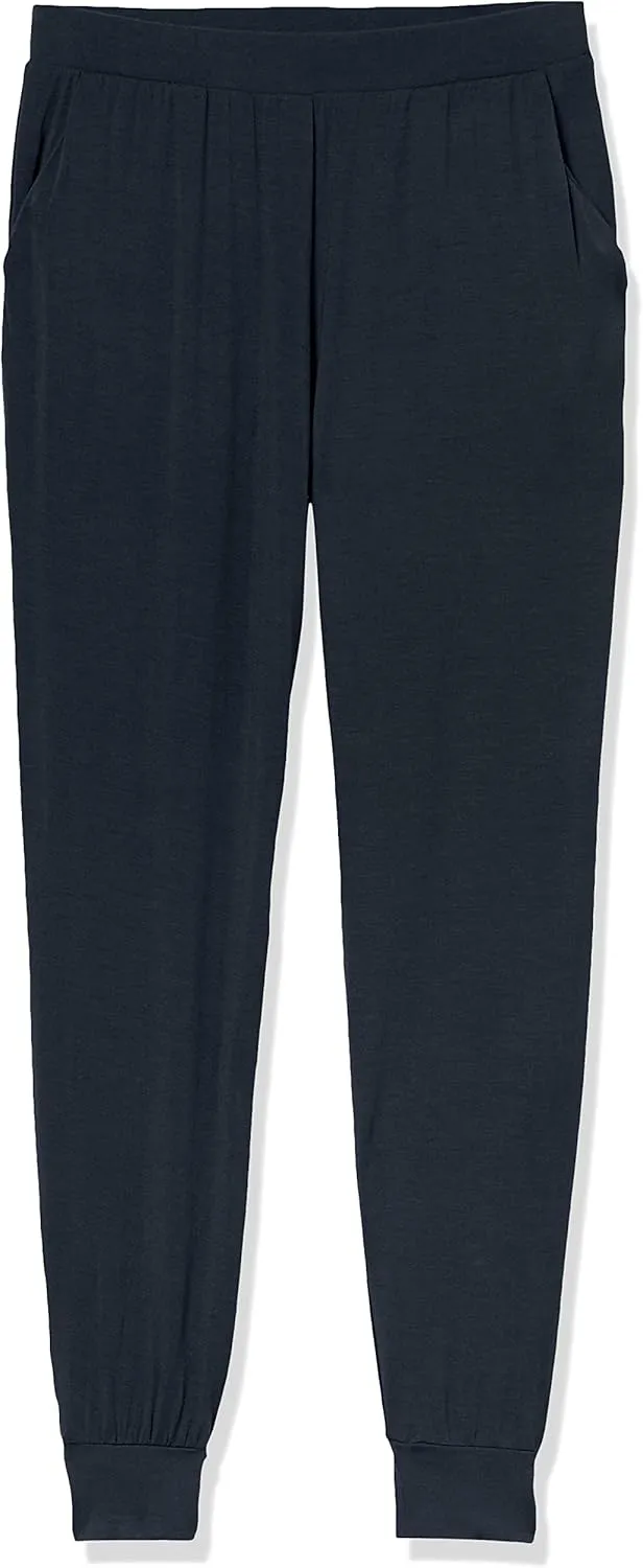 Amazon Essentials Women's Lightweight Knit Jersey Pajama Pants, Jogger Lounge Sleep Wear with Pockets