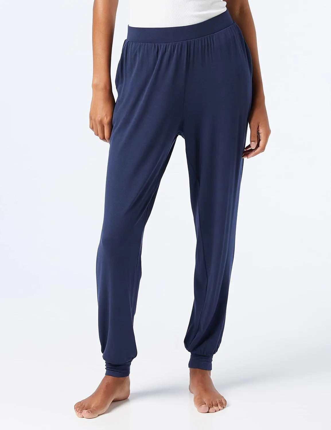 Amazon Essentials Women's Lightweight Knit Jersey Pajama Pants, Jogger Lounge Sleep Wear with Pockets