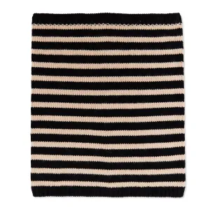 Breton Cashmere Snood - Black/Camel