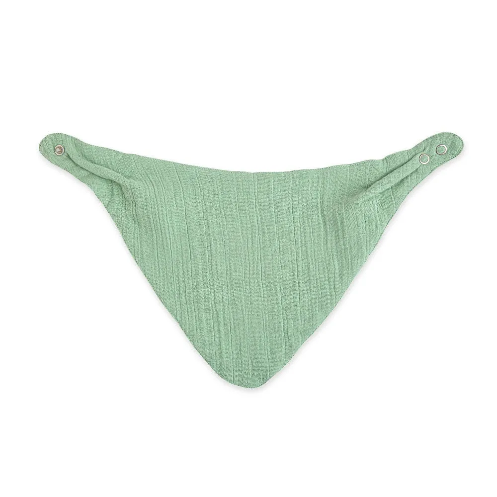 Crane Baby Bandana Bib Set - Blue
