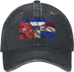 Cuban Flag Salvadorean Flag Baseball Cap Golf Dad Hat Adjustable Original Classic Trucker Hat Men Women
