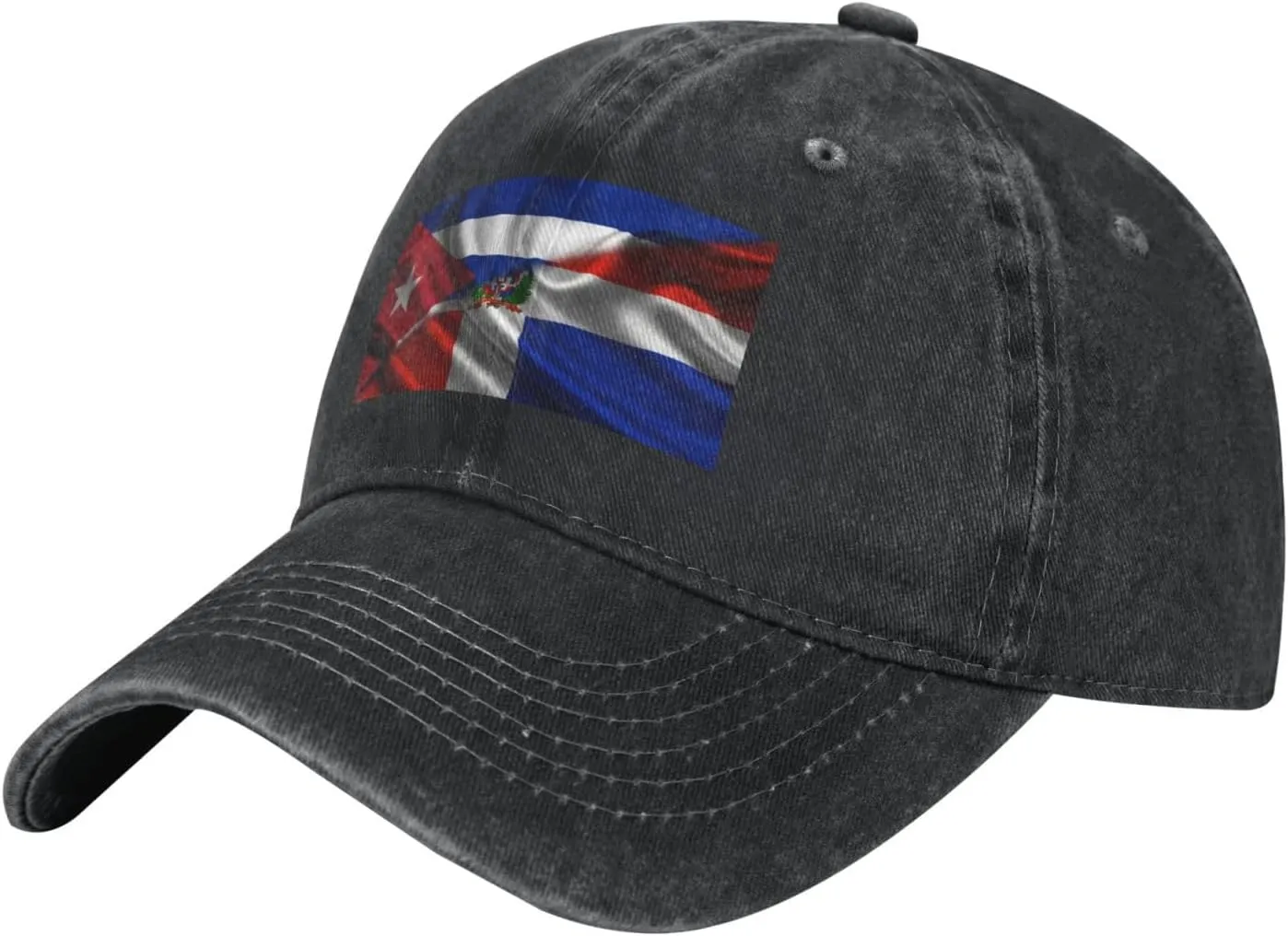 Cuban Flag Salvadorean Flag Baseball Cap Golf Dad Hat Adjustable Original Classic Trucker Hat Men Women