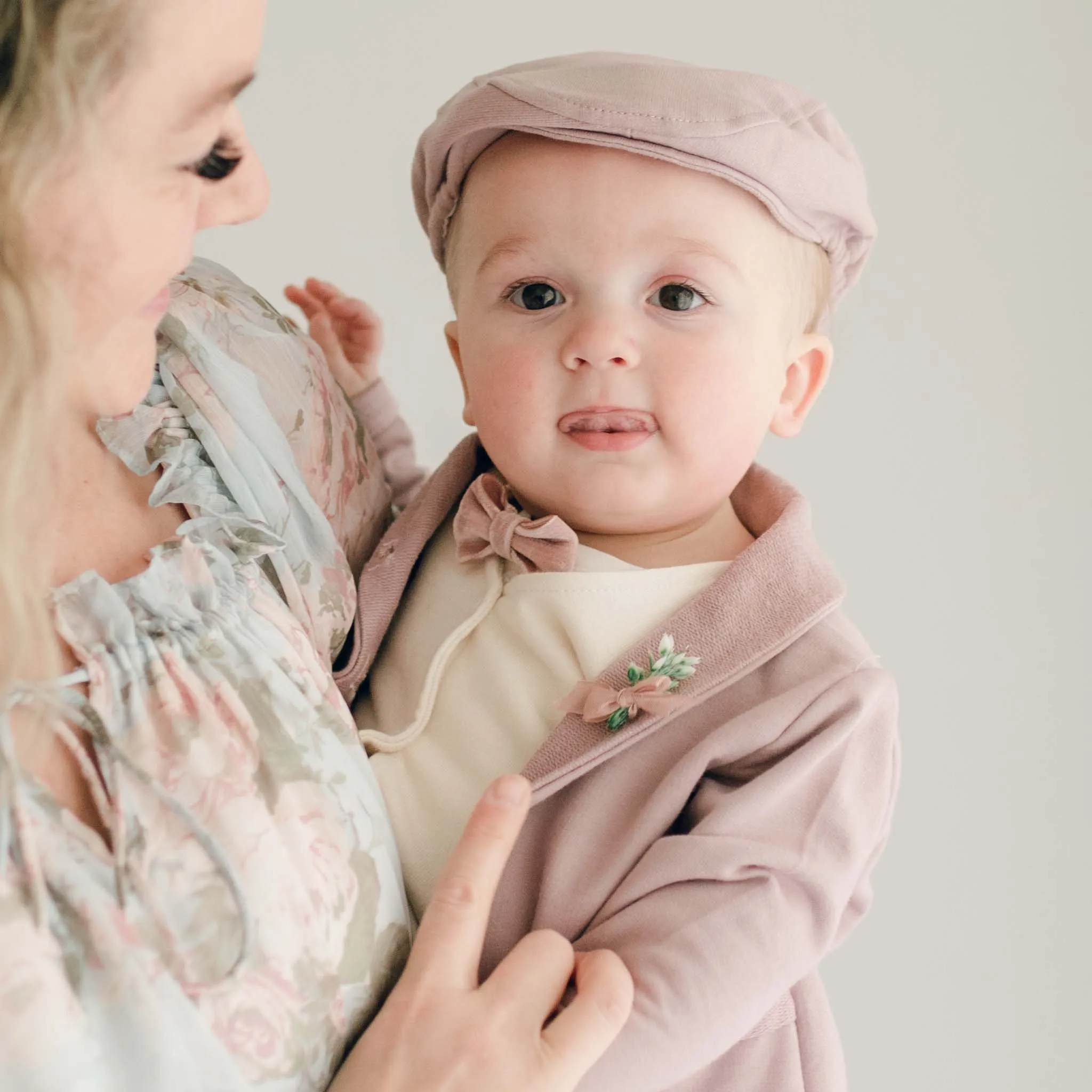 Ezra Mauve Newsboy Cap