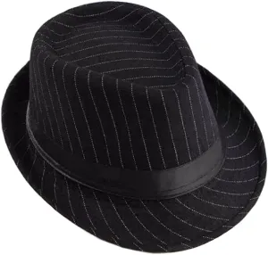Felt Trilby Fedora Hat Short Brim Panama Jazz Hat 20s Bowler Gatsby Cap for Men Women