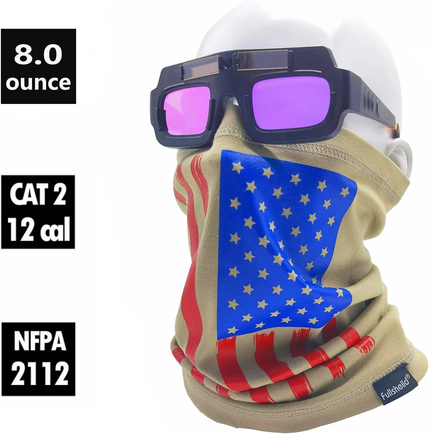Fullsheild FR Flame Resistant Face Mask Full Cover Neck Gaiter Snood for Welding Hunting Army Military Working