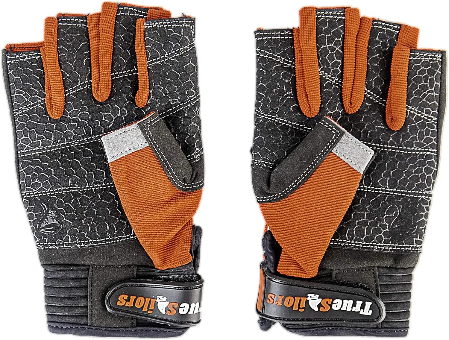 MRX BOXING & FITNESS Sailing Gloves Sticky Palm Gripy Glove Yachting Kayak Dinghy Fishing Short Finger Multi Colors (Black/Red, L)