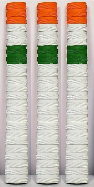 Premium Chevron Pack of 3 Cricket bat grip- Grips For Cricket Bats | Excellent Shock Absorption Rubber Cricket Bat Grips