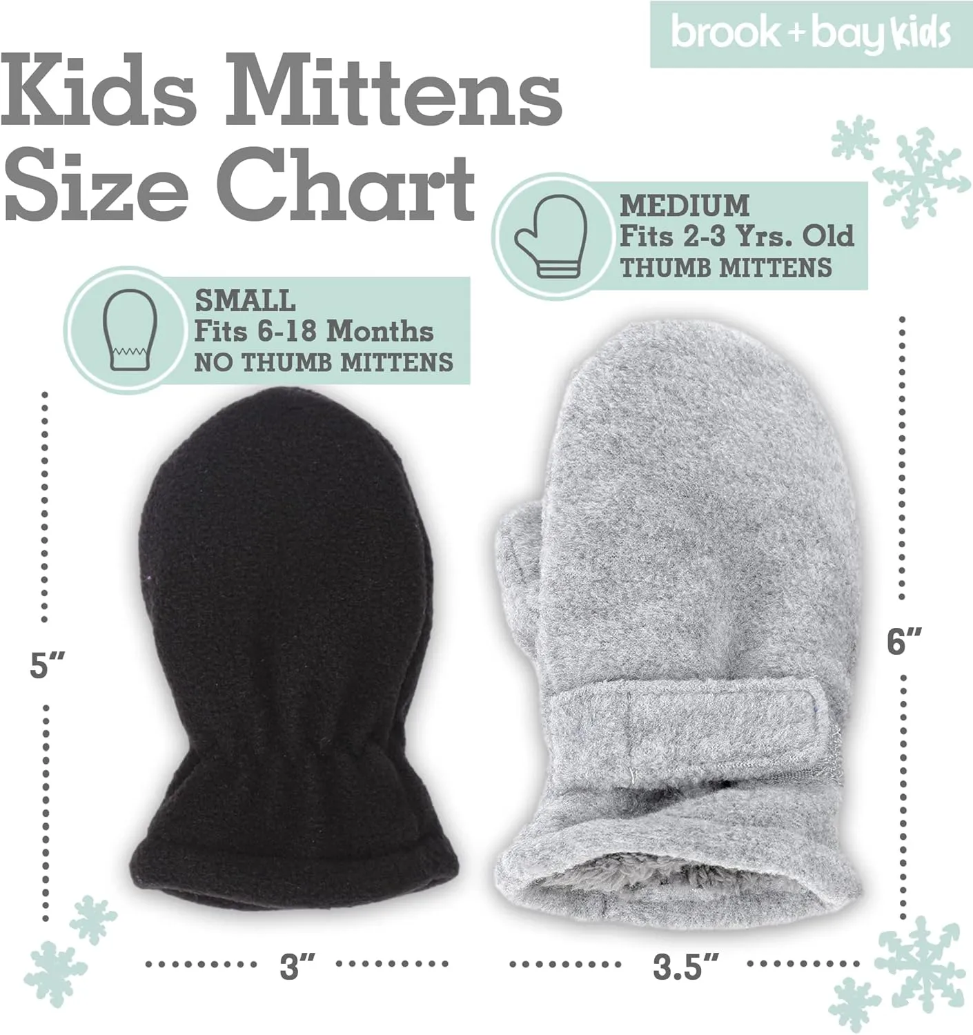 Toddler Hat & Glove Set - Baby Fleece Winter Hat and Mittens for Infant Kids