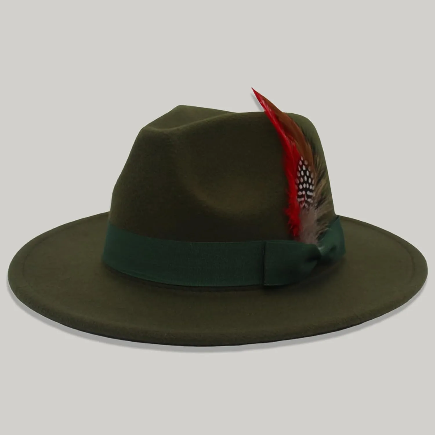 Women Vintage Felt Cloche Hat Melon Bowler Church Derby Party Fancy Dress Costume Accessory with Ribbon