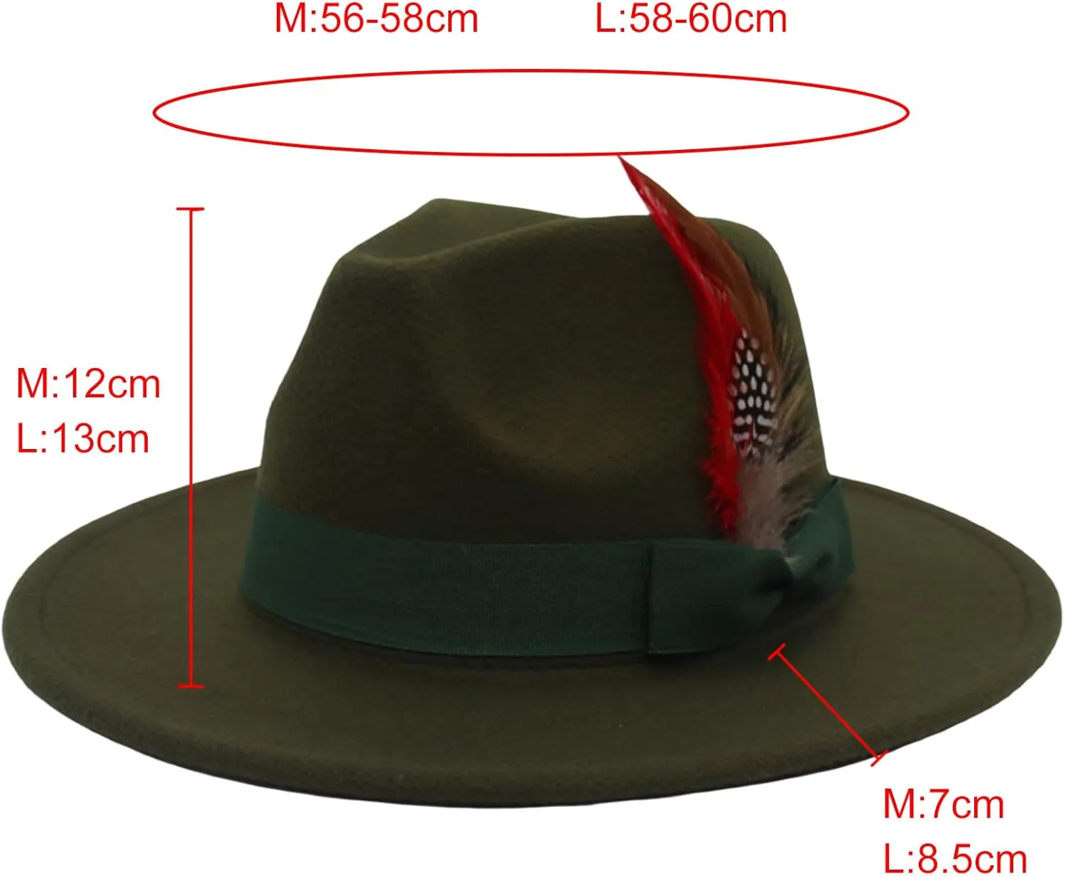 Women Vintage Felt Cloche Hat Melon Bowler Church Derby Party Fancy Dress Costume Accessory with Ribbon