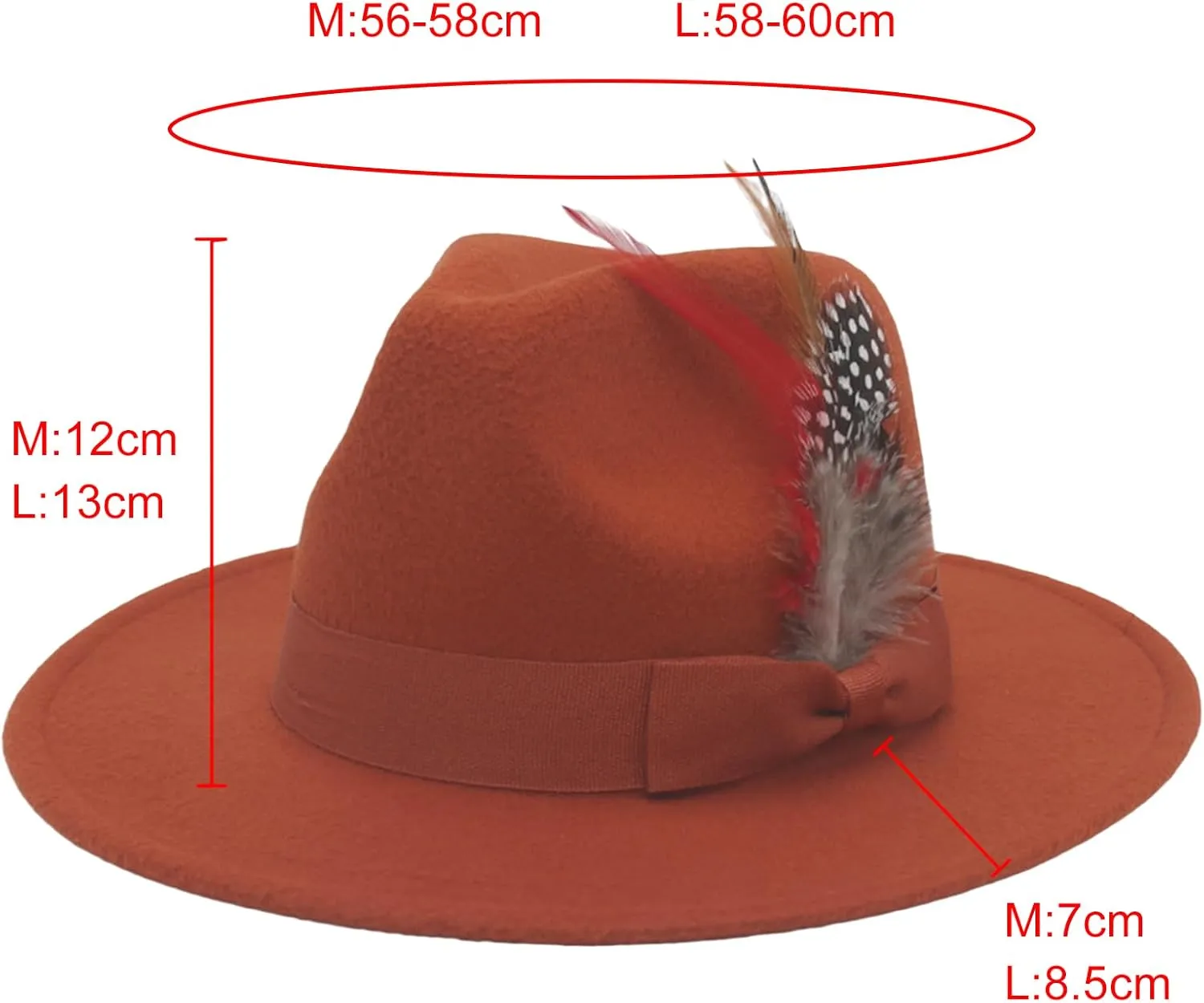 Women Vintage Felt Cloche Hat Melon Bowler Church Derby Party Fancy Dress Costume Accessory with Ribbon